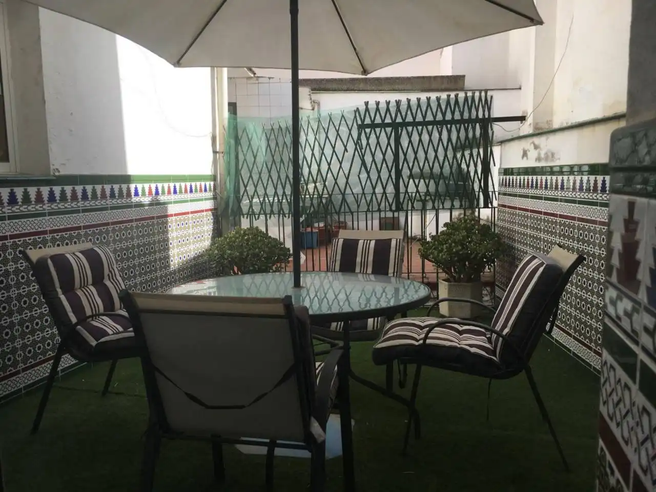 Terrasse von Wohnung zum Verkauf in Villanueva de la Serena mit Klimaanlage, Heizung und Parkett