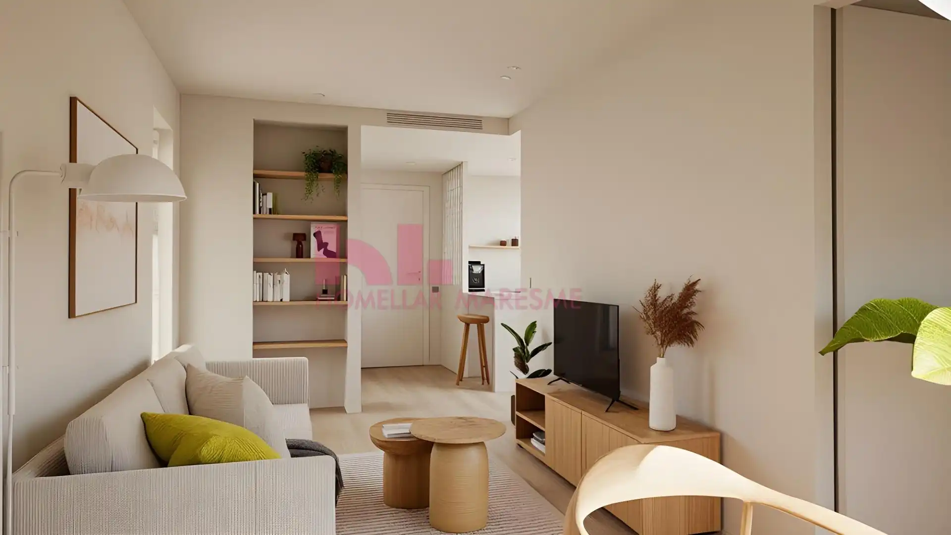 Sala de estar de Piso en venta en Calella con Aire acondicionado, Calefacción y Terraza