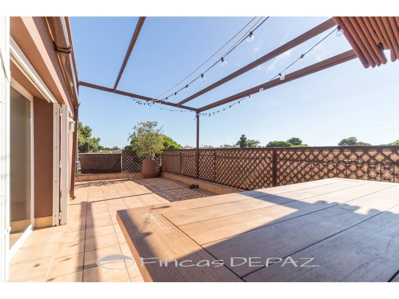 Terrace of Attic for sale in Castelldefels  with Air Conditioner, Heating and Parquet flooring