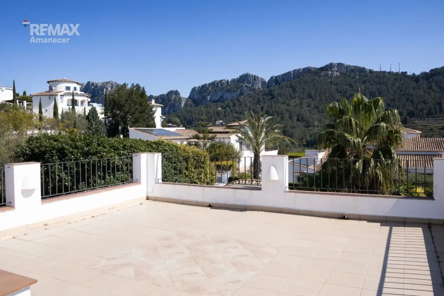 Terrassa de Casa o xalet en venda en El Ràfol d'Almúnia amb Aire condicionat, Jardí privat i Terrassa