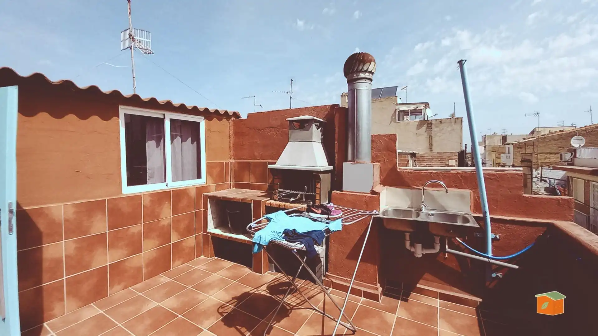 Terrassa de Casa adosada en venda en Amposta amb Aire condicionat i Terrassa