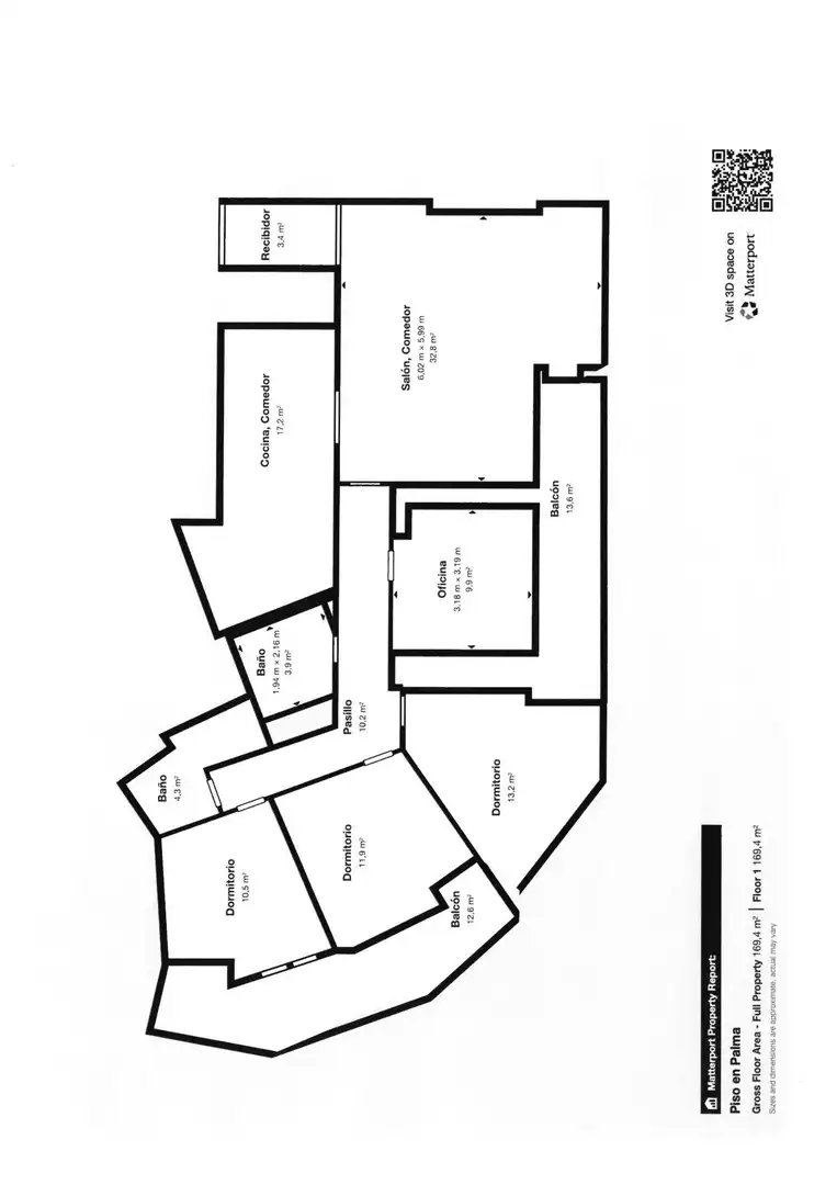Flat for sale in  Palma de Mallorca  with Air Conditioner, Heating and Parquet flooring