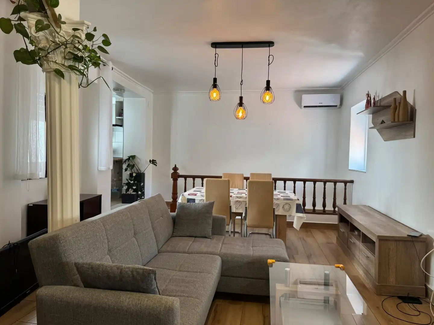 Sala de estar de Piso de alquiler en Oliva con Aire acondicionado, Calefacción y Terraza
