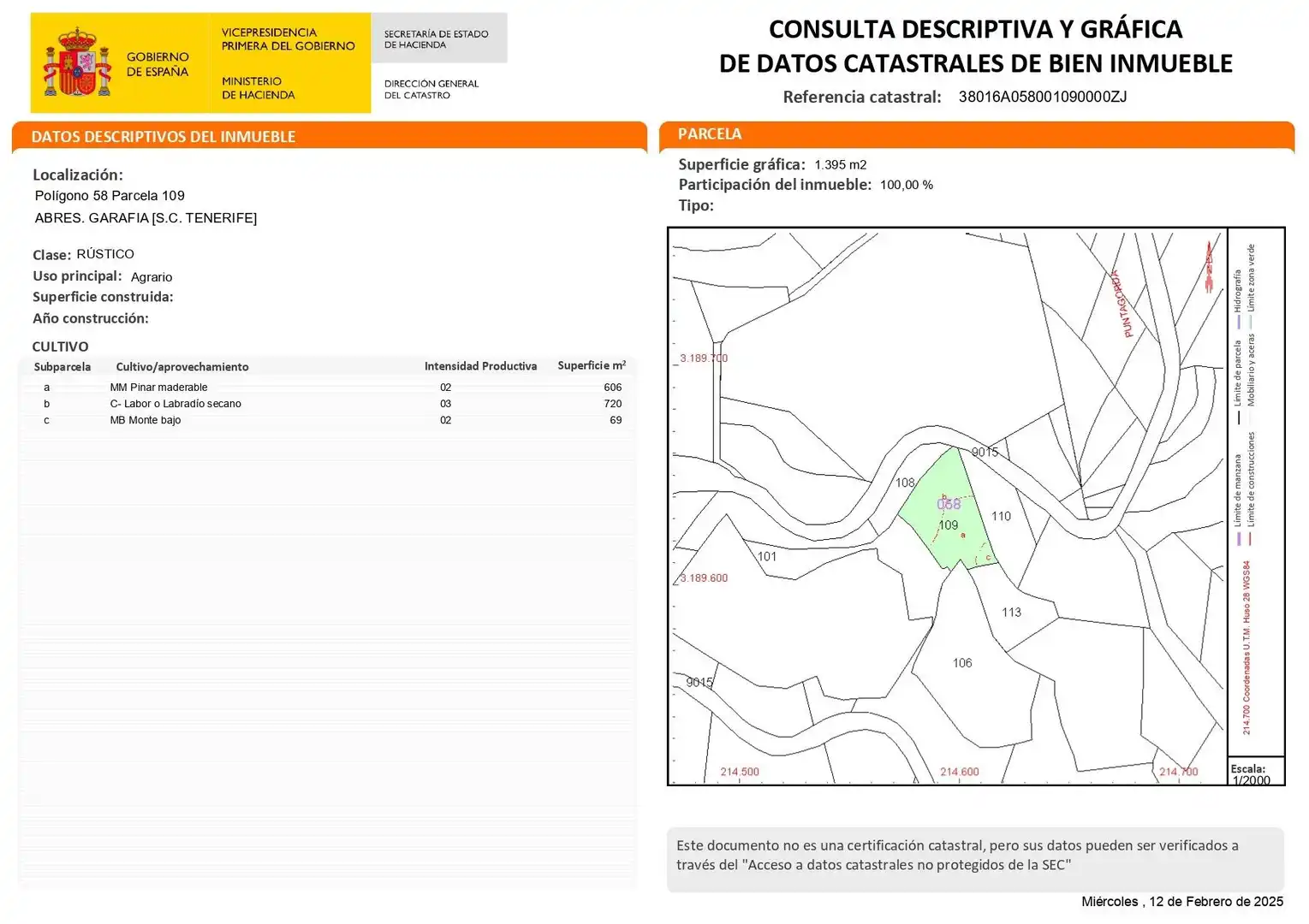 Terreny rústic en venda a Polígono 58 Parcela 59 (ABRES. GARAFIA), imagen 31