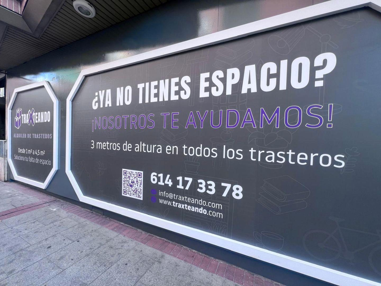 Vista exterior de Traster de lloguer en Alcorcón amb Alarma