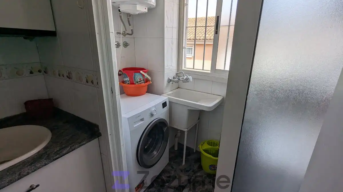 Cocina de Piso de alquiler en Murcia con Aire acondicionado, Calefacción y Terraza