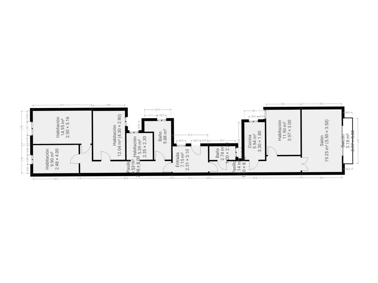 Piso en venta en Barcelona con Aire acondicionado, Calefacción y Parquet