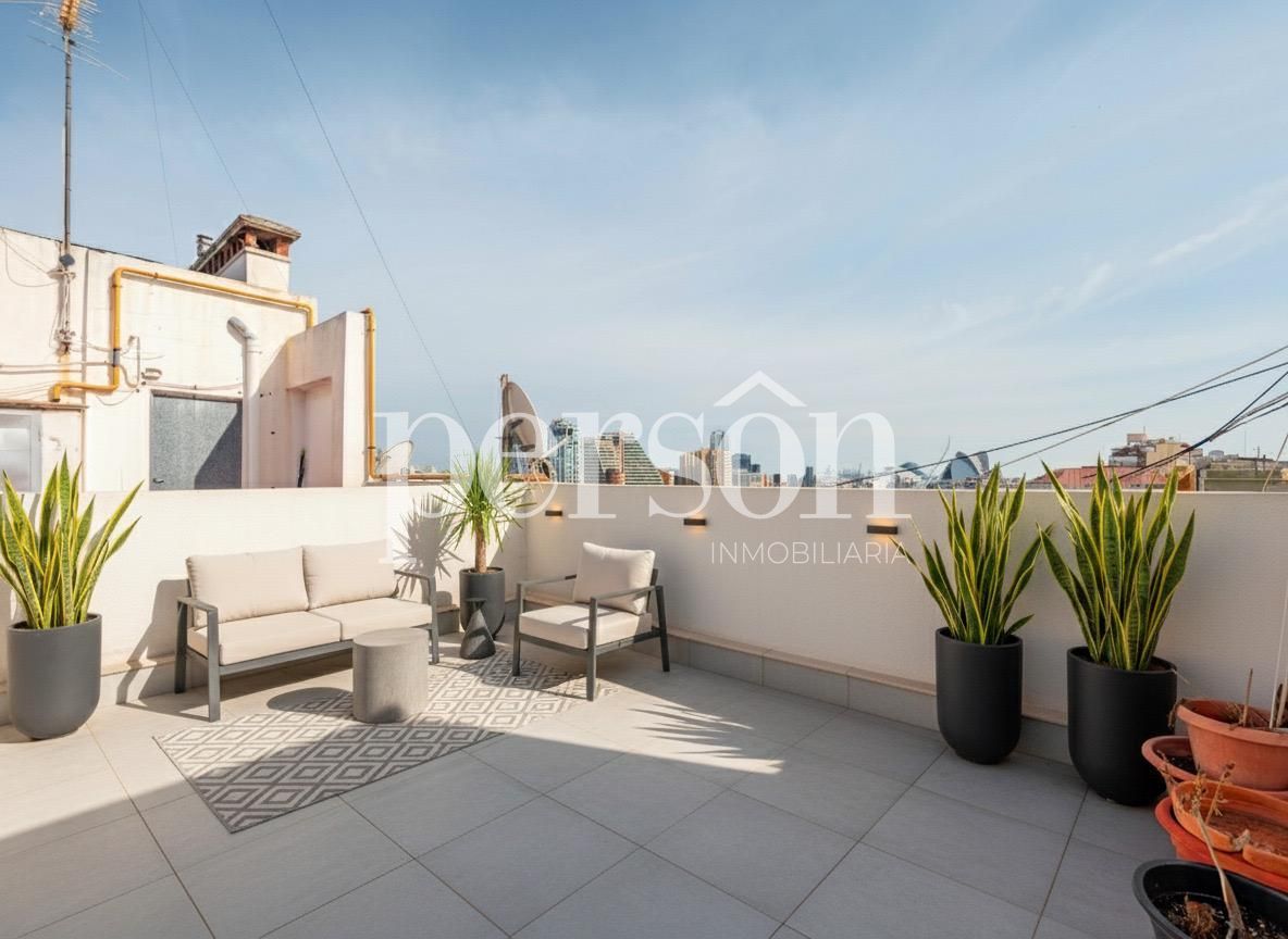 Terrace of Flat for sale in  Valencia Capital  with Terrace
