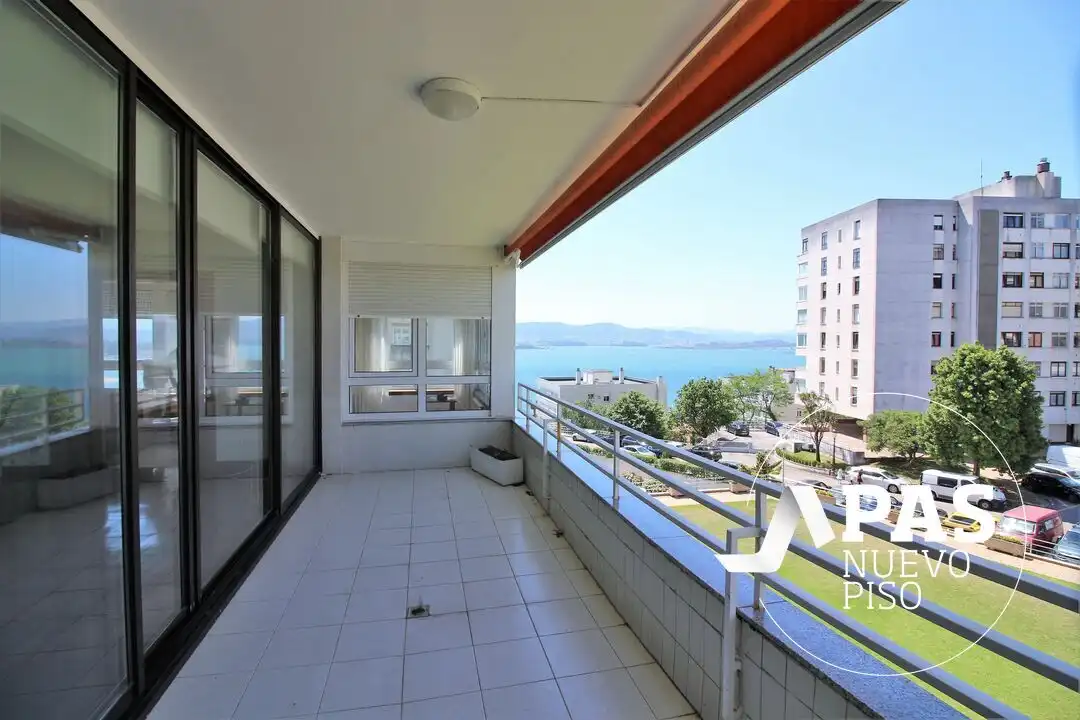 Balcony of Flat for sale in Santander  with Heating, Private garden and Terrace