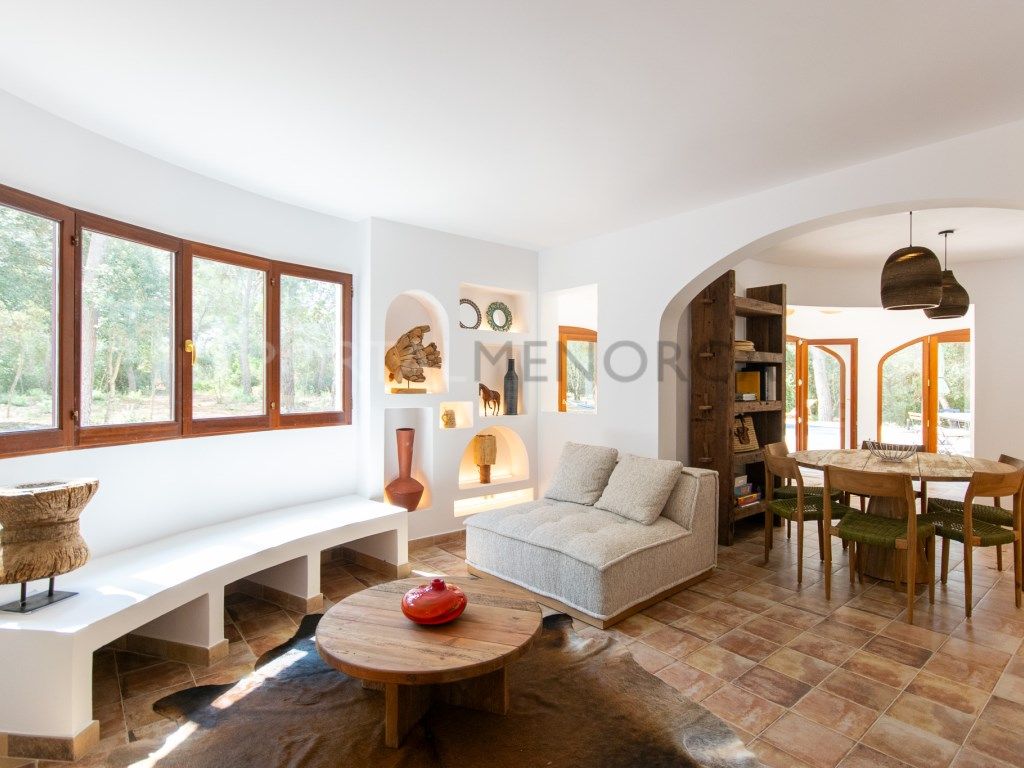 Living room of Country house for sale in Ferreries  with Swimming Pool
