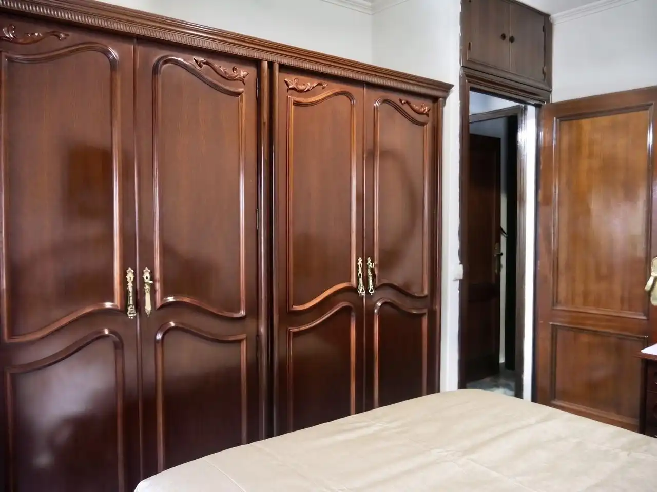 Schlafzimmer von Wohnung zum Verkauf in Sevilla mit Klimaanlage, Terrasse und Möbliert