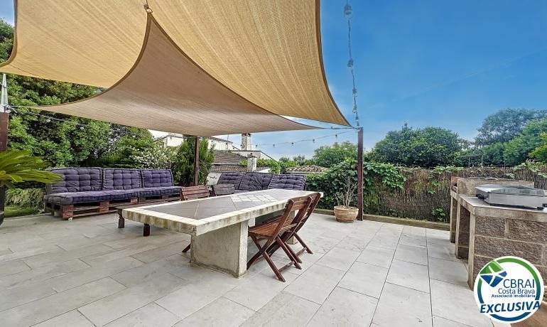 Terrace of Single-family semi-detached for sale in Sant Miquel de Fluvià  with Private garden