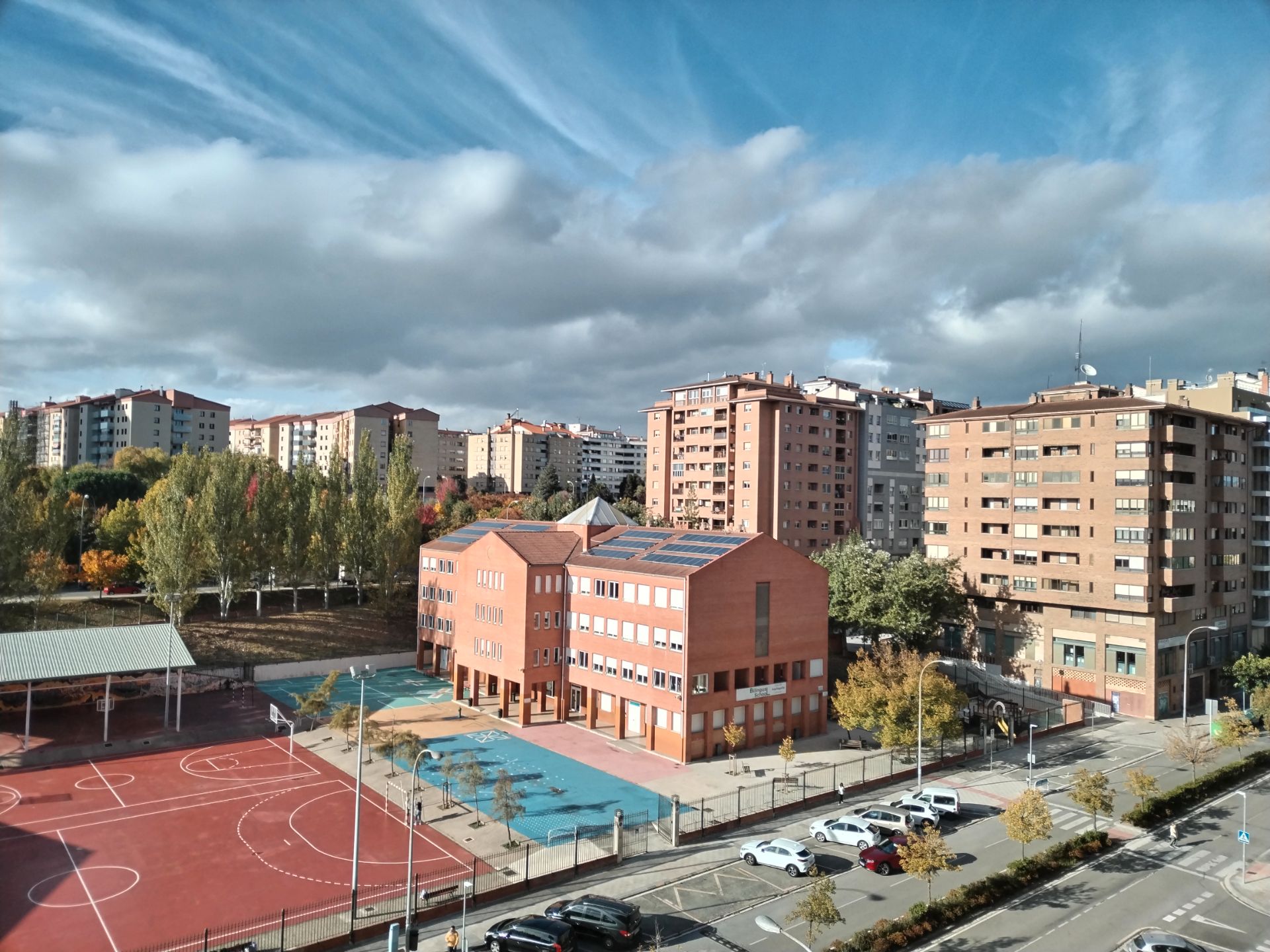 Vista exterior de Apartament en venda en  Pamplona / Iruña amb Calefacció, Parquet i Terrassa