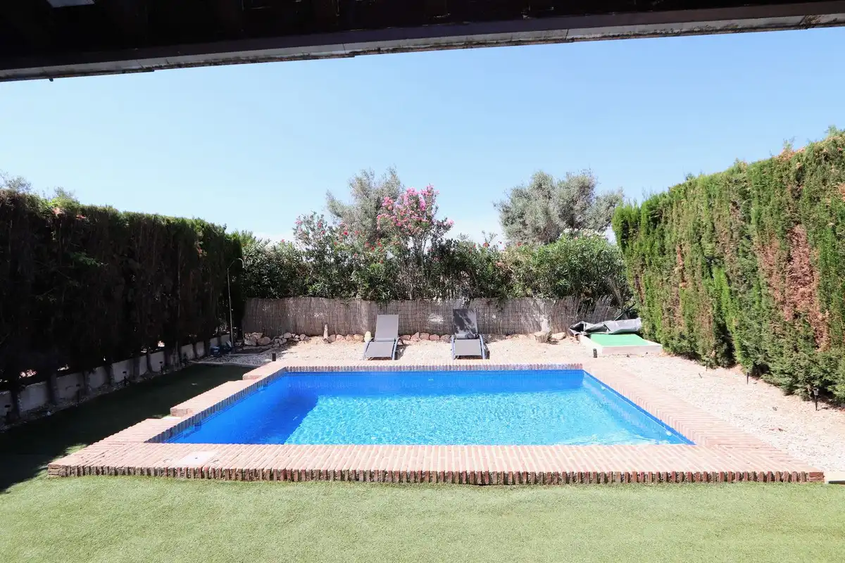 Piscina de Casa o xalet en venda en Murcia amb Aire condicionat, Jardí privat i Terrassa