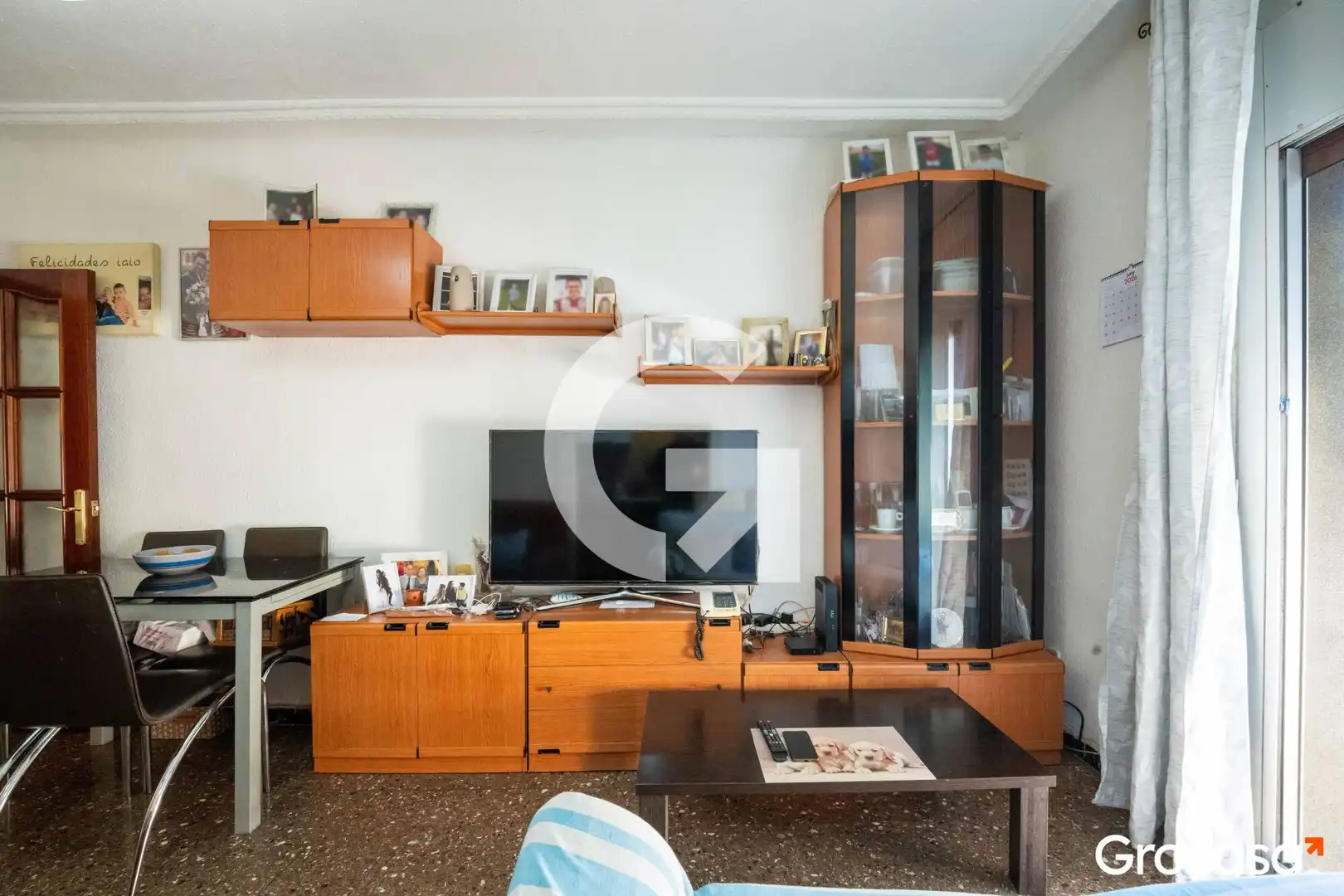 Sala de estar de Piso en venta en Mataró con Aire acondicionado, Amueblado y Lavadora