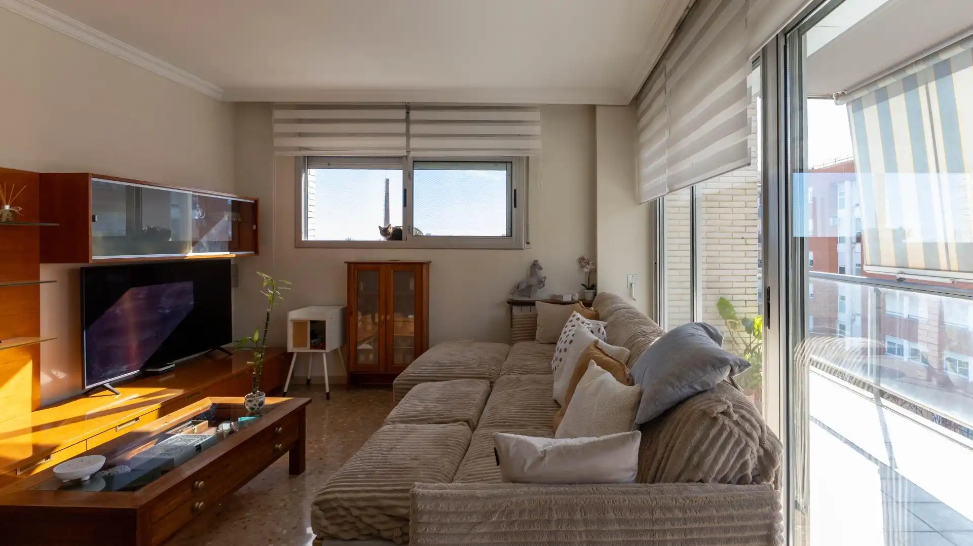 Sala d'estar de Àtic en venda en Sant Adrià de Besòs amb Terrassa