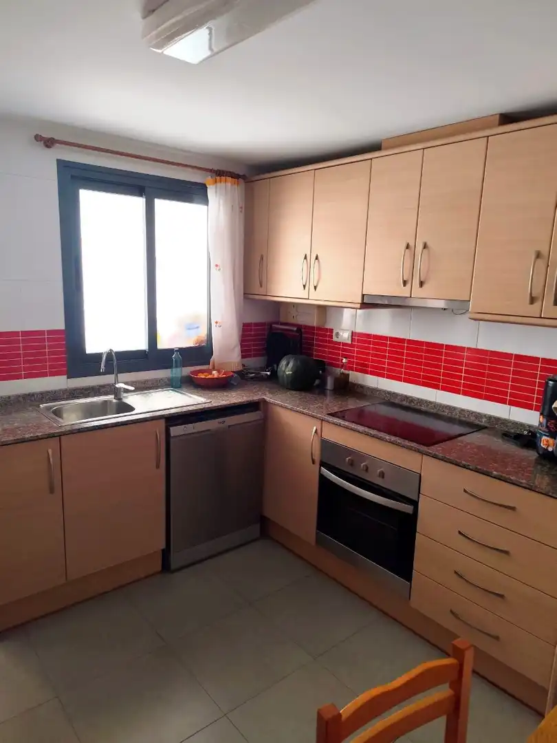 Küche von Wohnungen zur Miete in San Javier mit Klimaanlage, Heizung und Terrasse