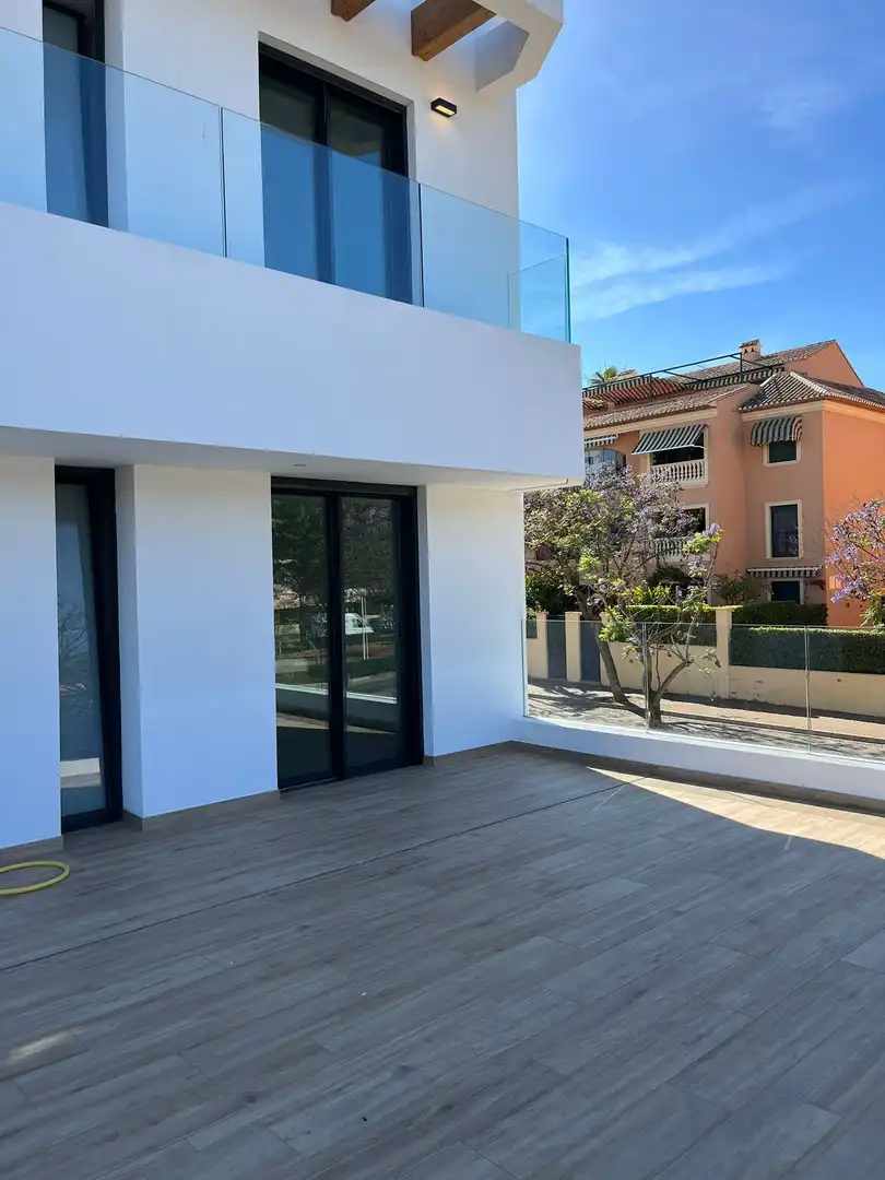 Terraza de Apartamento de alquiler en Jávea / Xàbia con Aire acondicionado y Trastero