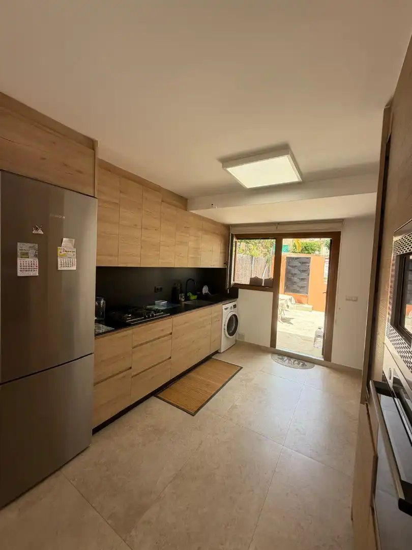 Cuina de Casa o xalet de lloguer en Calpe / Calp amb Aire condicionat, Jardí privat i Terrassa