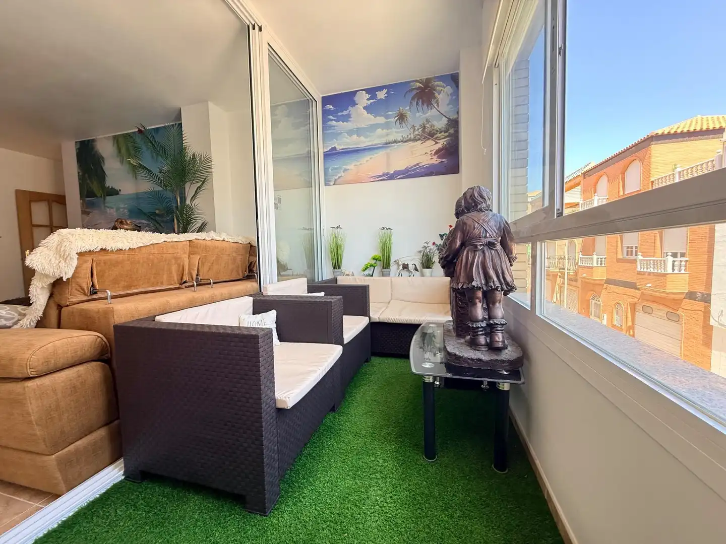 Terraza de Piso en venta en Roquetas de Mar con Amueblado