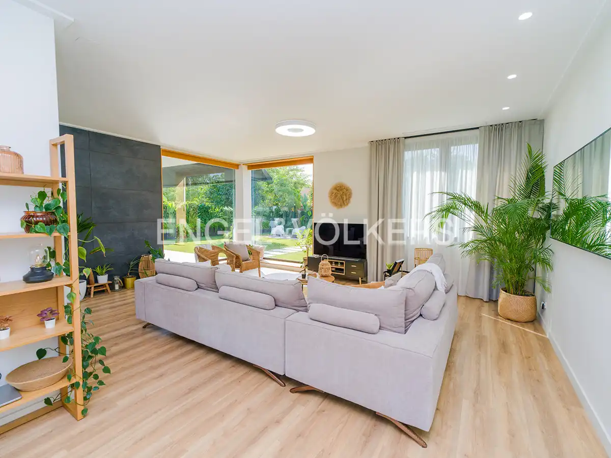 Sala de estar de Casa o chalet en venta en Elche / Elx con Aire acondicionado, Calefacción y Jardín privado