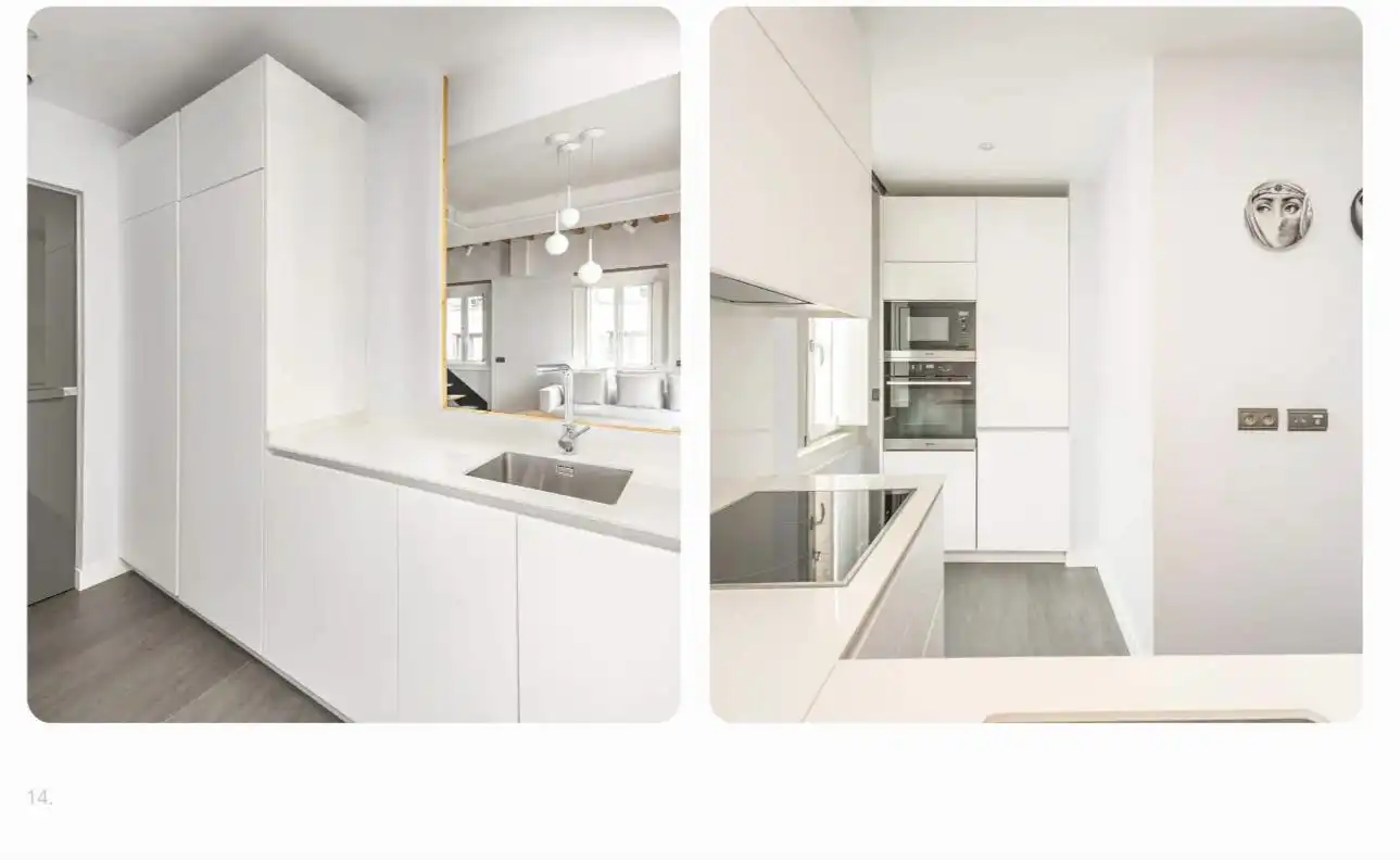 Cocina de Dúplex en venta en Madrid con Aire acondicionado, Calefacción y Parquet