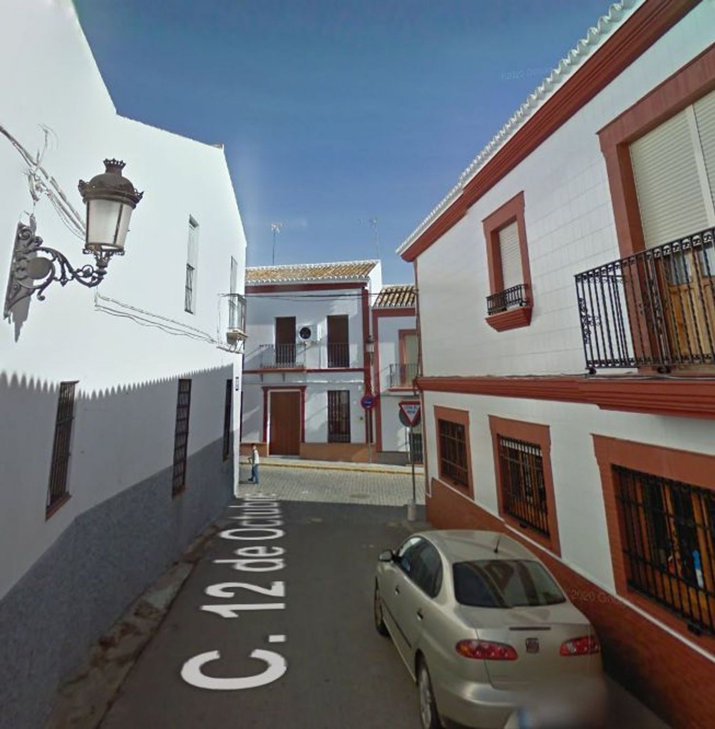 Exterior view of Single-family semi-detached for sale in Villalba del Alcor