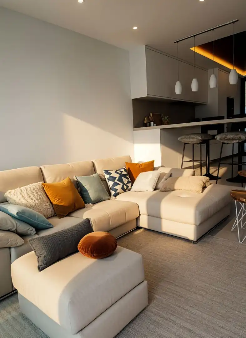 Living room of Detached homes for rent in Alcúdia  with Air Conditioner, Heating and Private garden