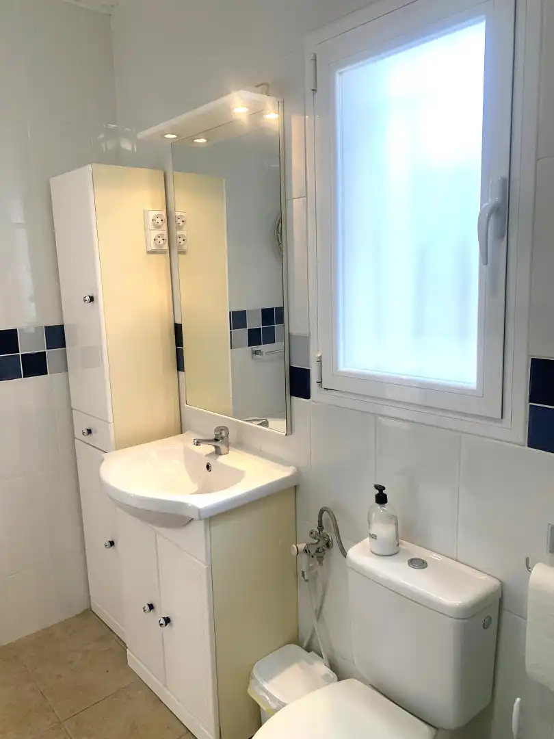 Baño de Finca rústica en venta en El Perelló con Aire acondicionado, Calefacción y Jardín privado