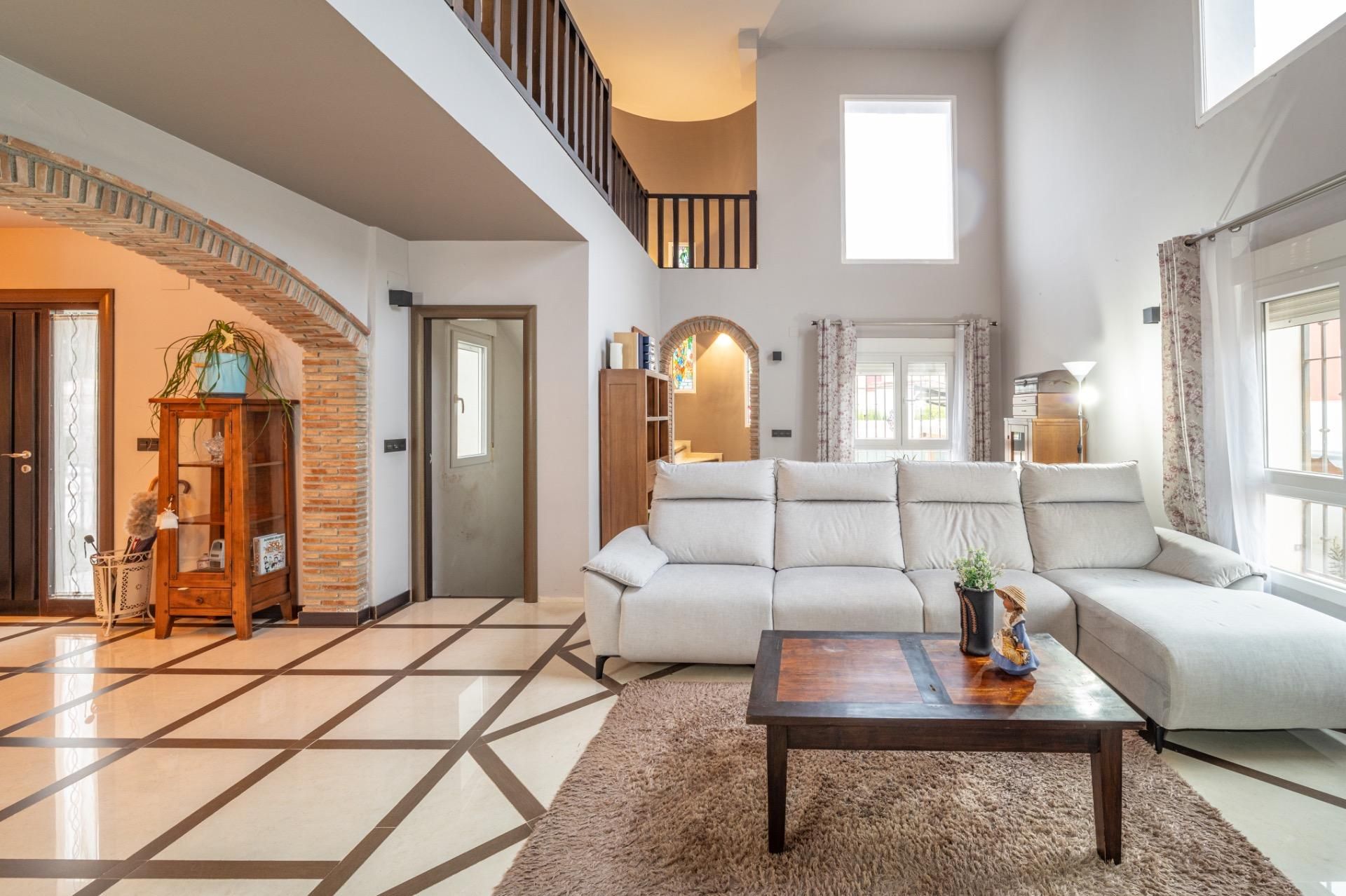 Sala de estar de Casa o chalet en venta en Villa de Otura con Jardín privado, Terraza y Trastero