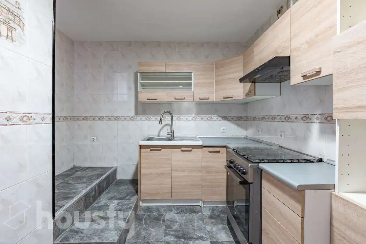 Cocina de Piso en venta en Castelldefels con Aire acondicionado, Jardín privado y Terraza
