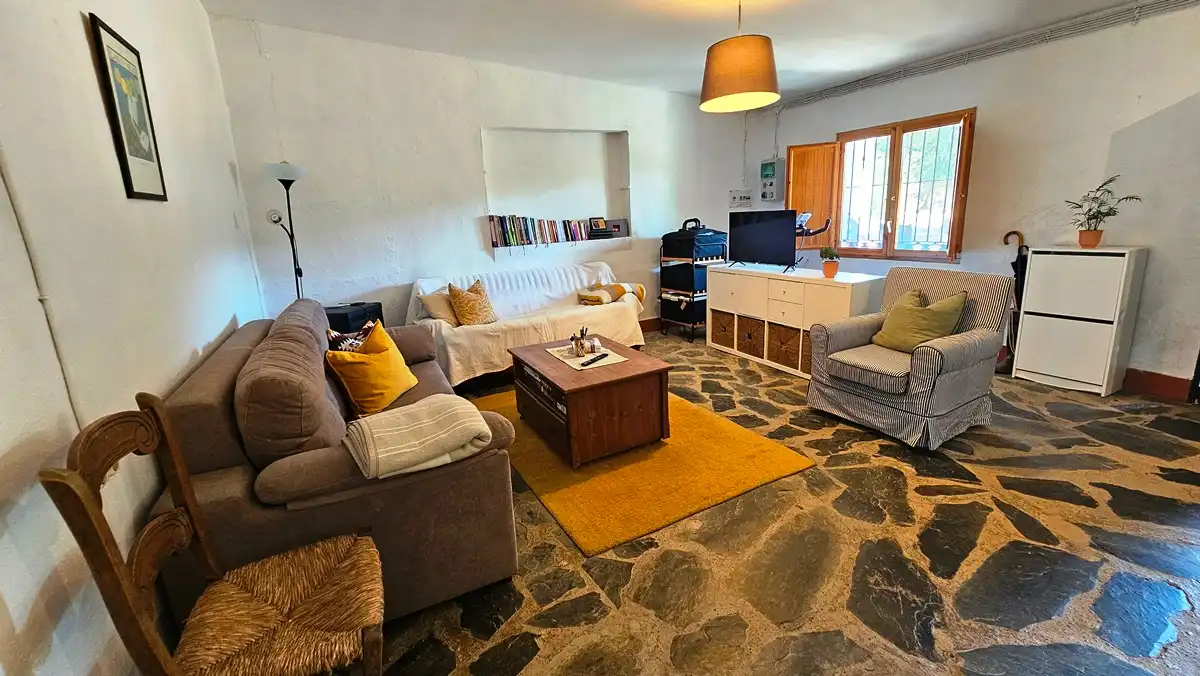 Sala de estar de Casa o chalet en venta en Puerto Moral con Jardín privado, Terraza y Trastero