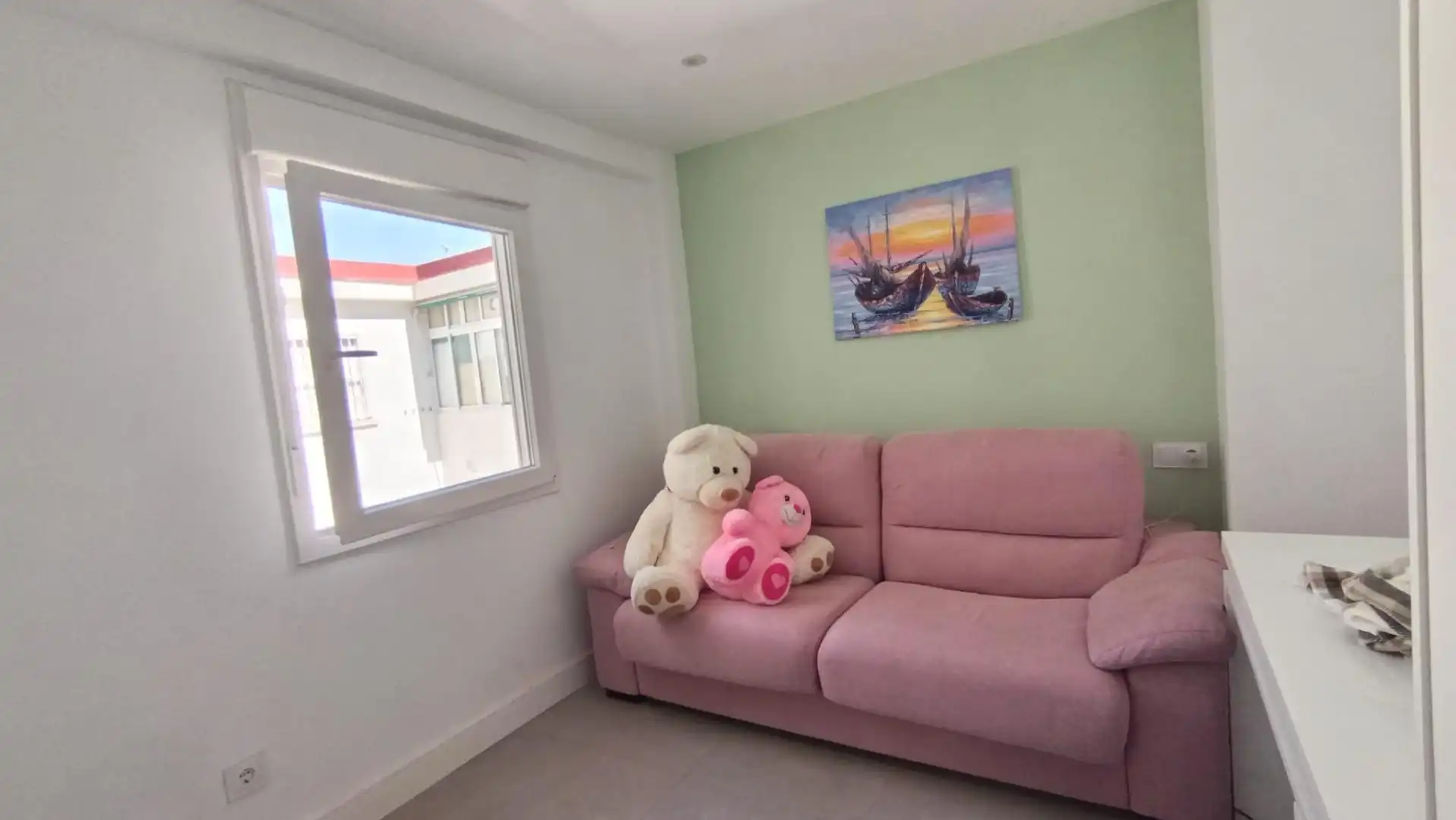 Living room of Flat for sale in Málaga  with Air Conditioner, Private garden and Terrace
