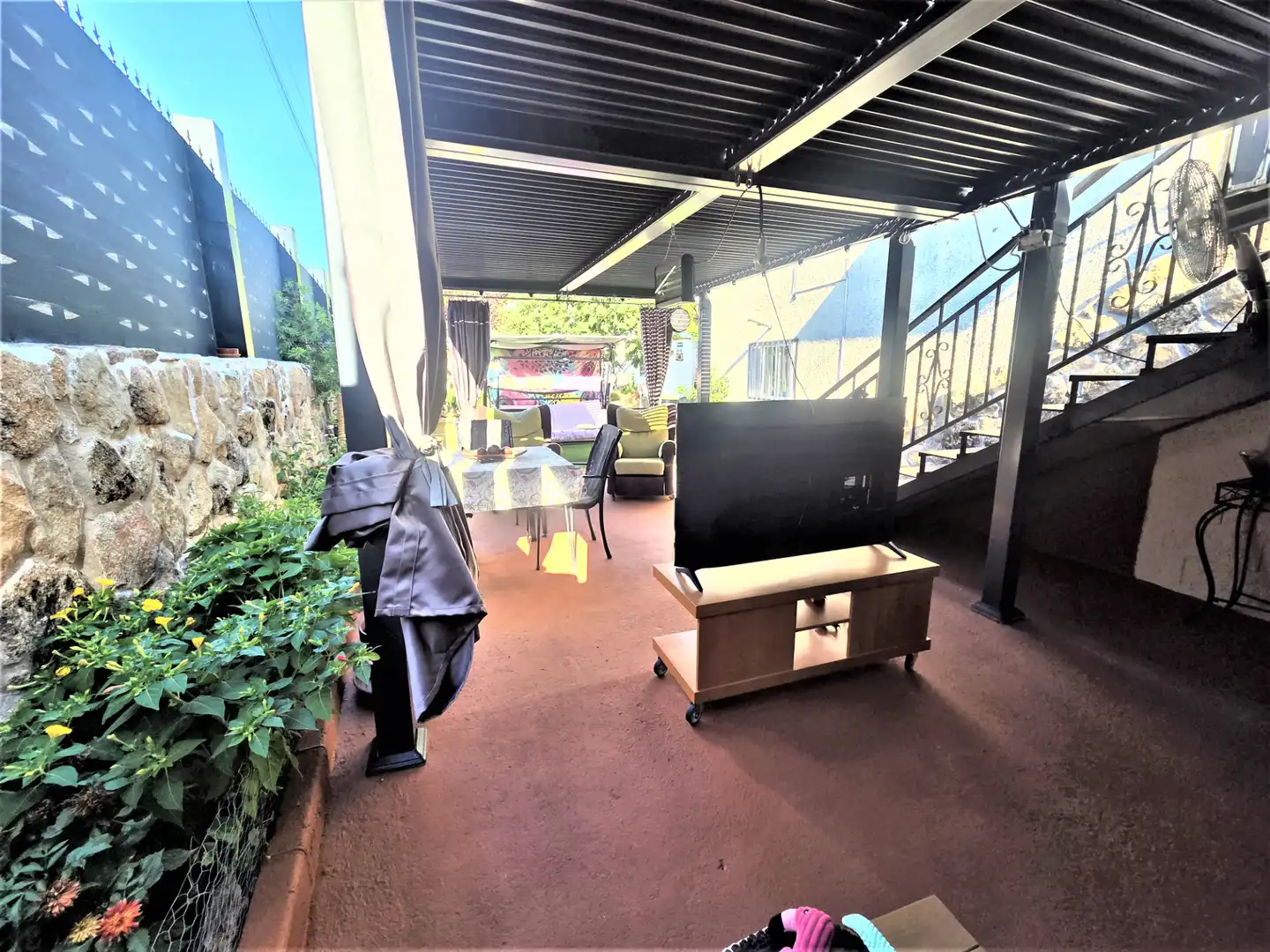 Terrace of Detached homes for sale in Navalagamella  with Air Conditioner, Heating and Private garden