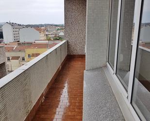 Balcony of Flat for sale in Carballo