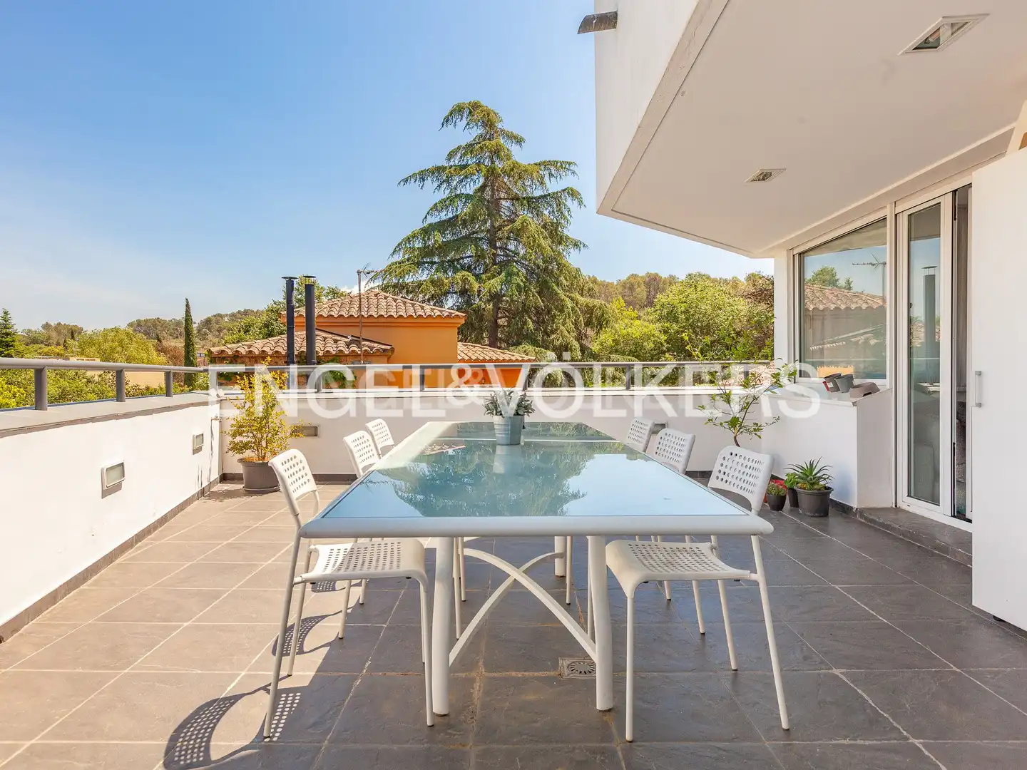 Terrace of Houses for sale in Sant Cugat del Vallès  with Air Conditioner, Heating and Private garden