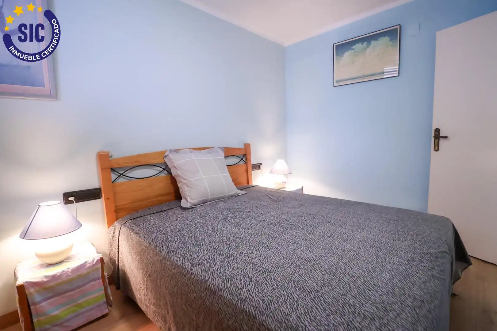 Dormitori de Apartament en venda en Oropesa del Mar / Orpesa amb Jardí privat, Terrassa i Moblat