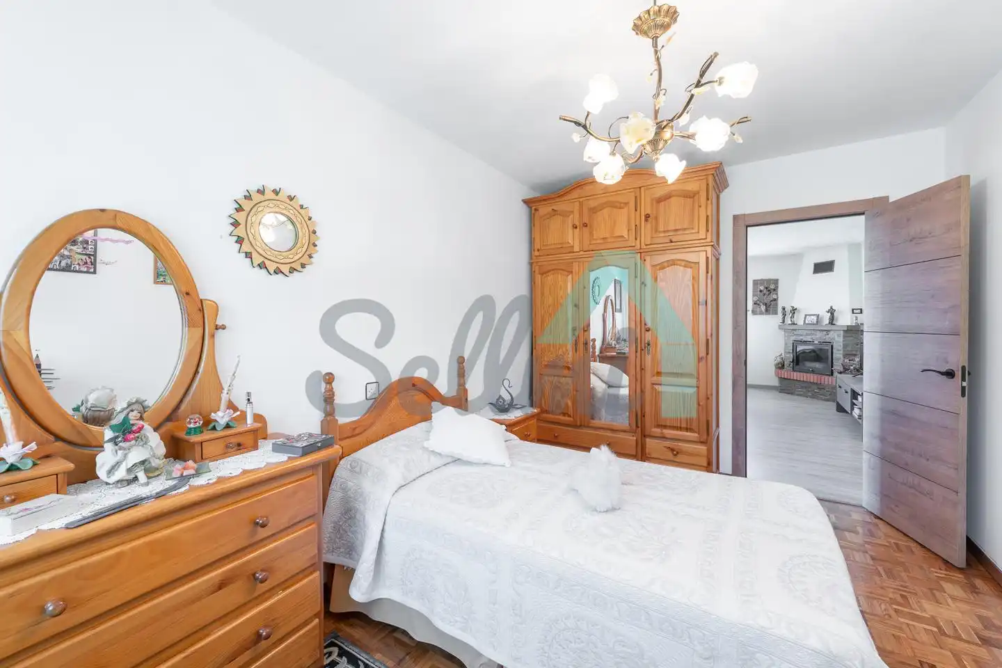 Bedroom of Houses for sale in Gijón   with Heating, Private garden and Terrace