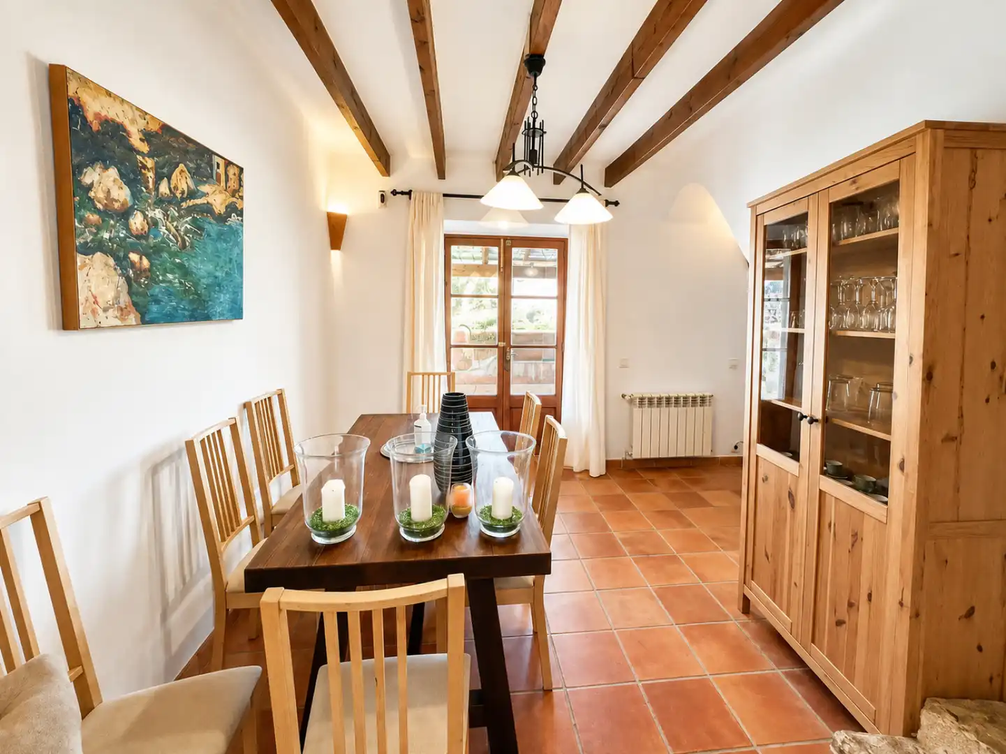 Comedor de Casa o chalet de alquiler en Santanyí con Aire acondicionado, Calefacción y Terraza