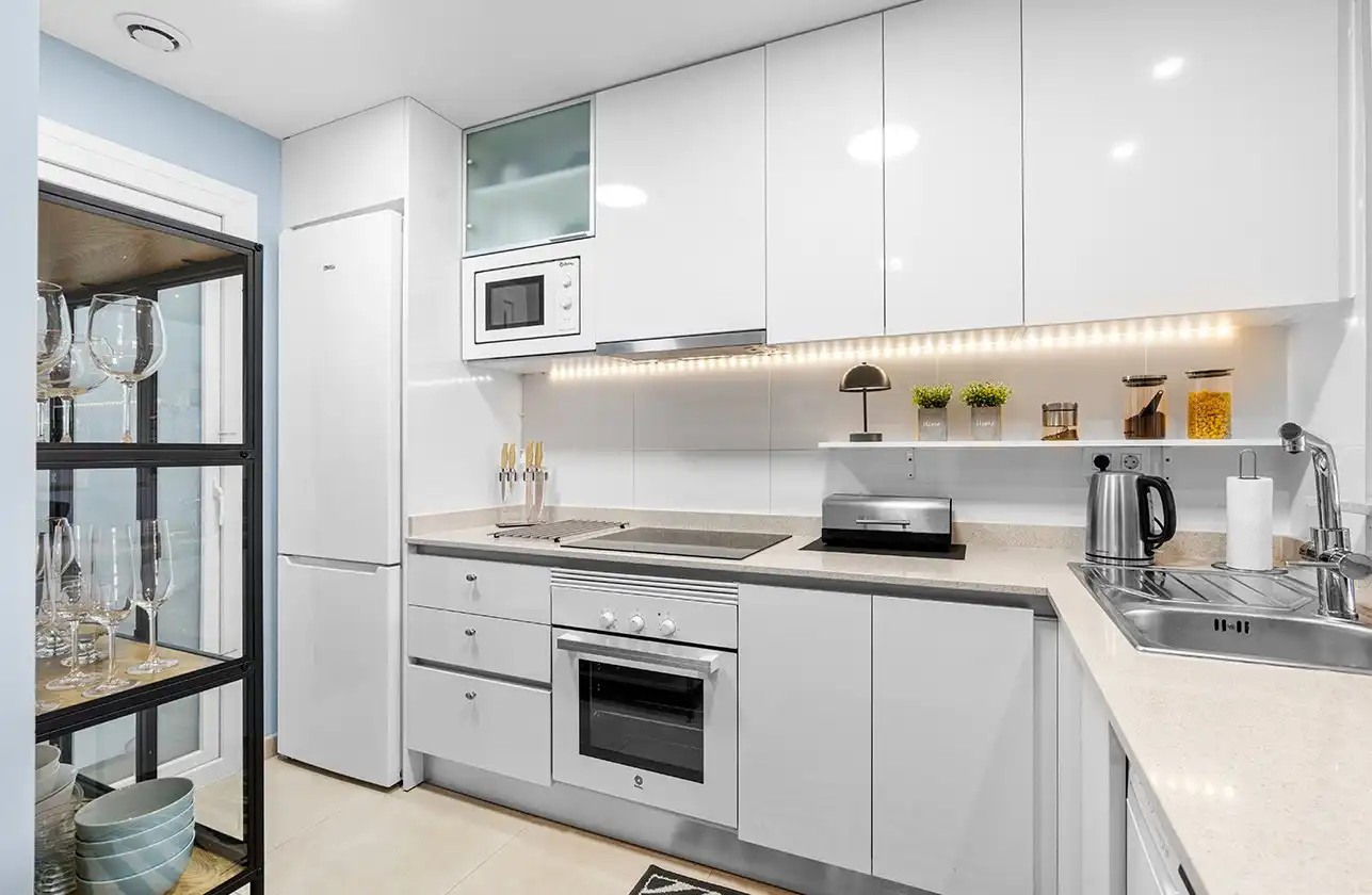 Cuina de Apartament en venda en Orihuela amb Aire condicionat, Calefacció i Jardí privat
