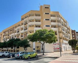 Exterior view of Flat for sale in Roquetas de Mar  with Private garden, Terrace and Community pool