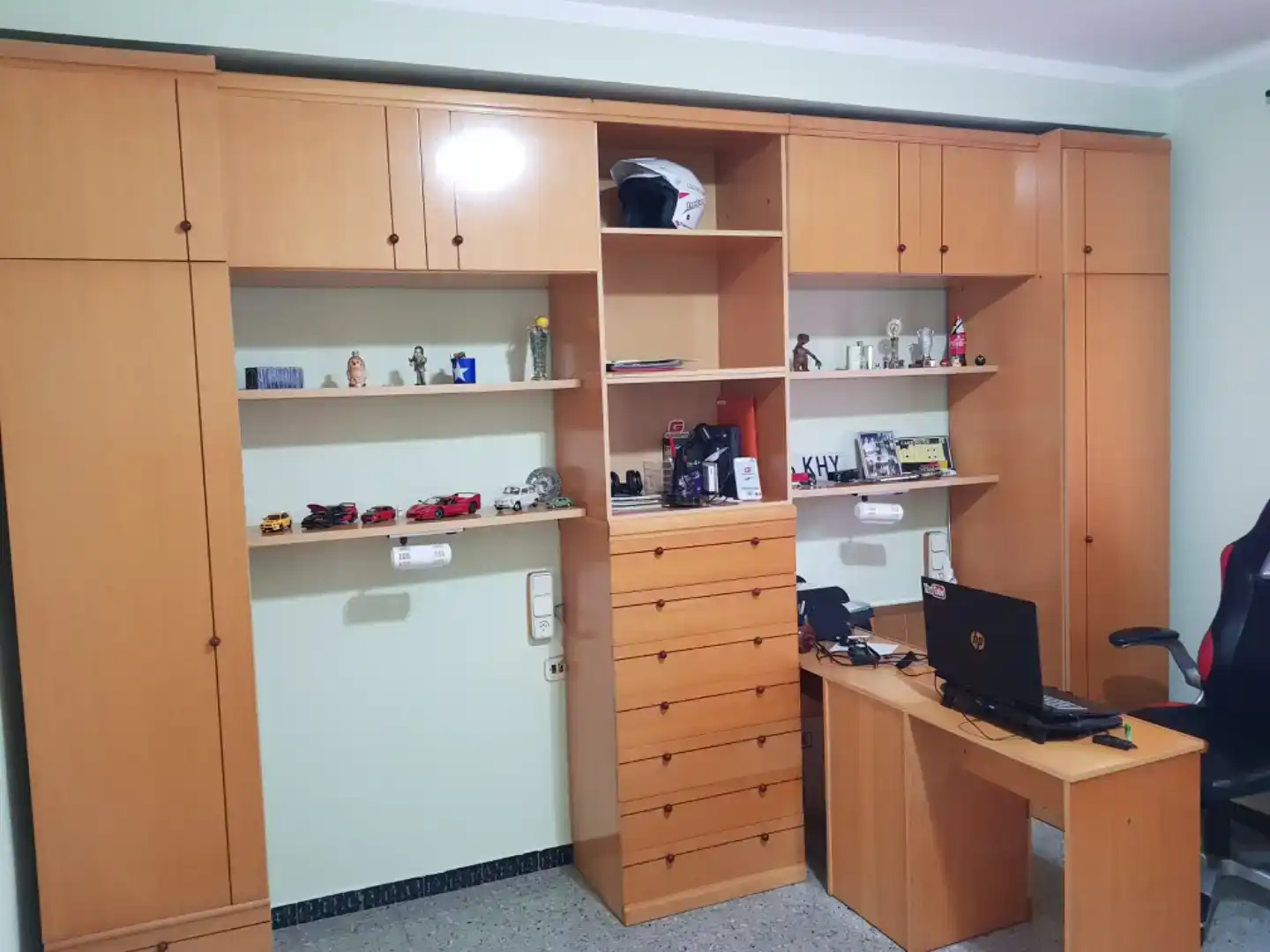 Schlafzimmer von Wohnung zur Miete in La Vall d'en Bas mit Privatgarten, Abstellraum und Möbliert