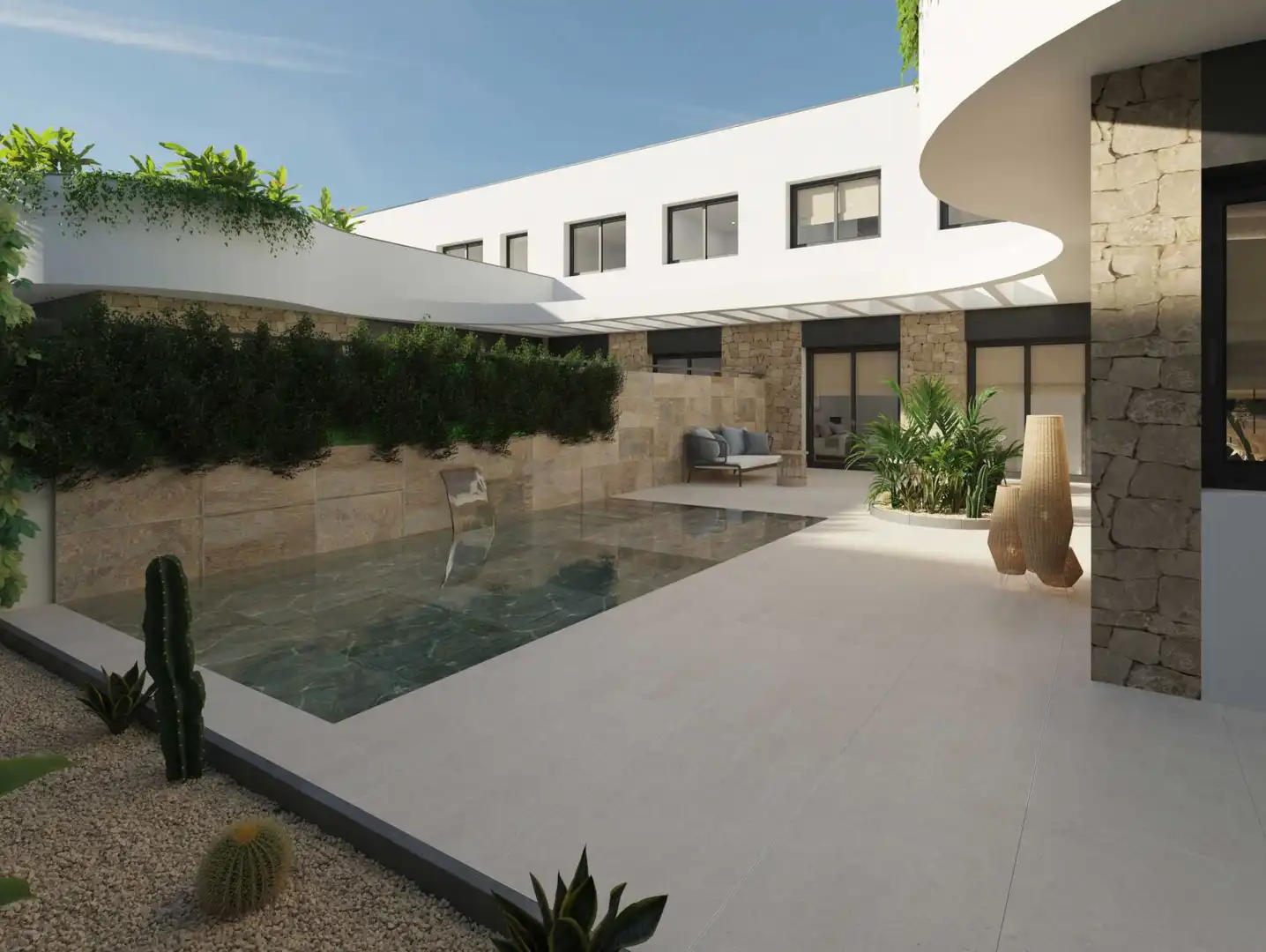 Piscina de Casa adosada en venta en Almoradí con Jardín privado, Terraza y Piscina