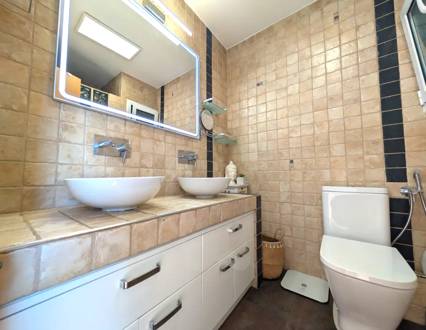 Badezimmer von Dachboden zum Verkauf in Manresa mit Klimaanlage, Parkett und Terrasse