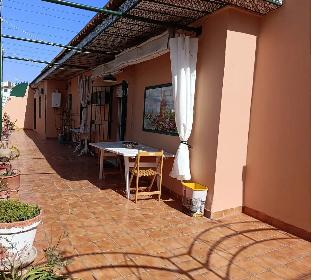 Terrasse von Dachboden zur Miete in Sevilla mit Klimaanlage, Heizung und Terrasse