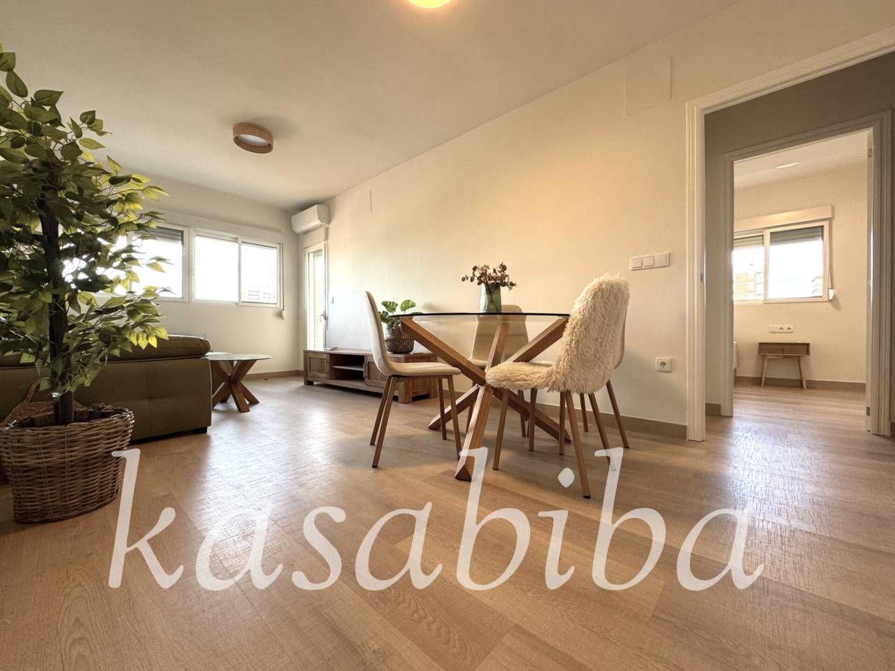 Bedroom of Flat to rent in  Valencia Capital  with Air Conditioner, Parquet flooring and Terrace