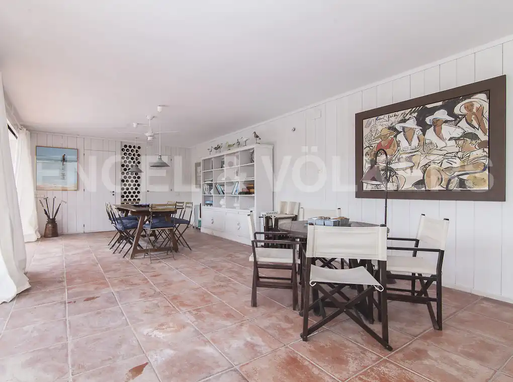 Comedor de Casa o chalet en venta en Barcelona con Aire acondicionado, Calefacción y Jardín privado