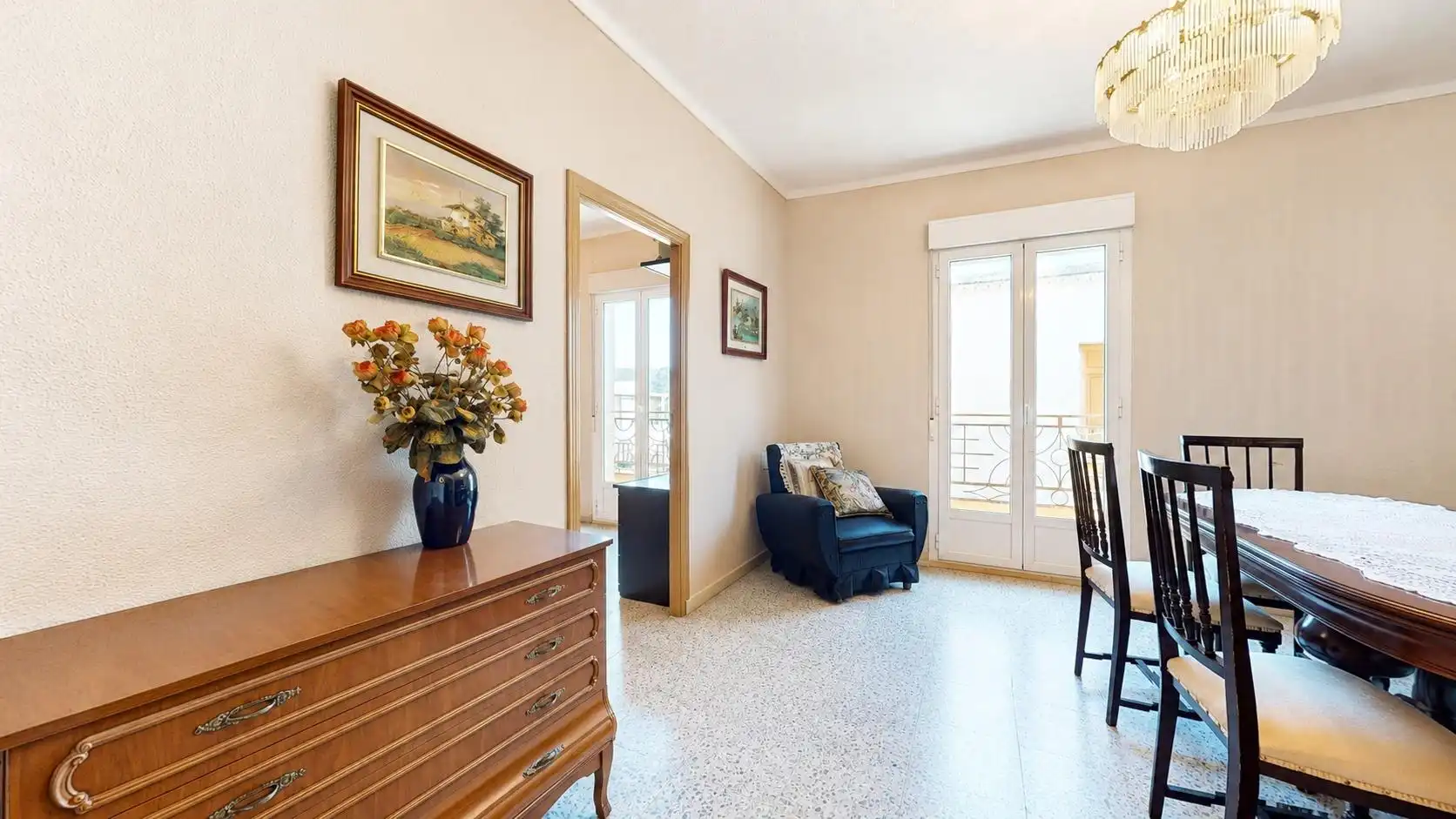 Sala de estar de Casa o chalet en venta en Abla con Terraza y Amueblado