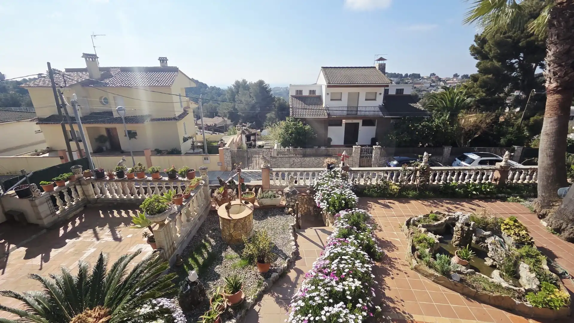 Garden of Houses for sale in Bellvei  with Terrace and Swimming Pool
