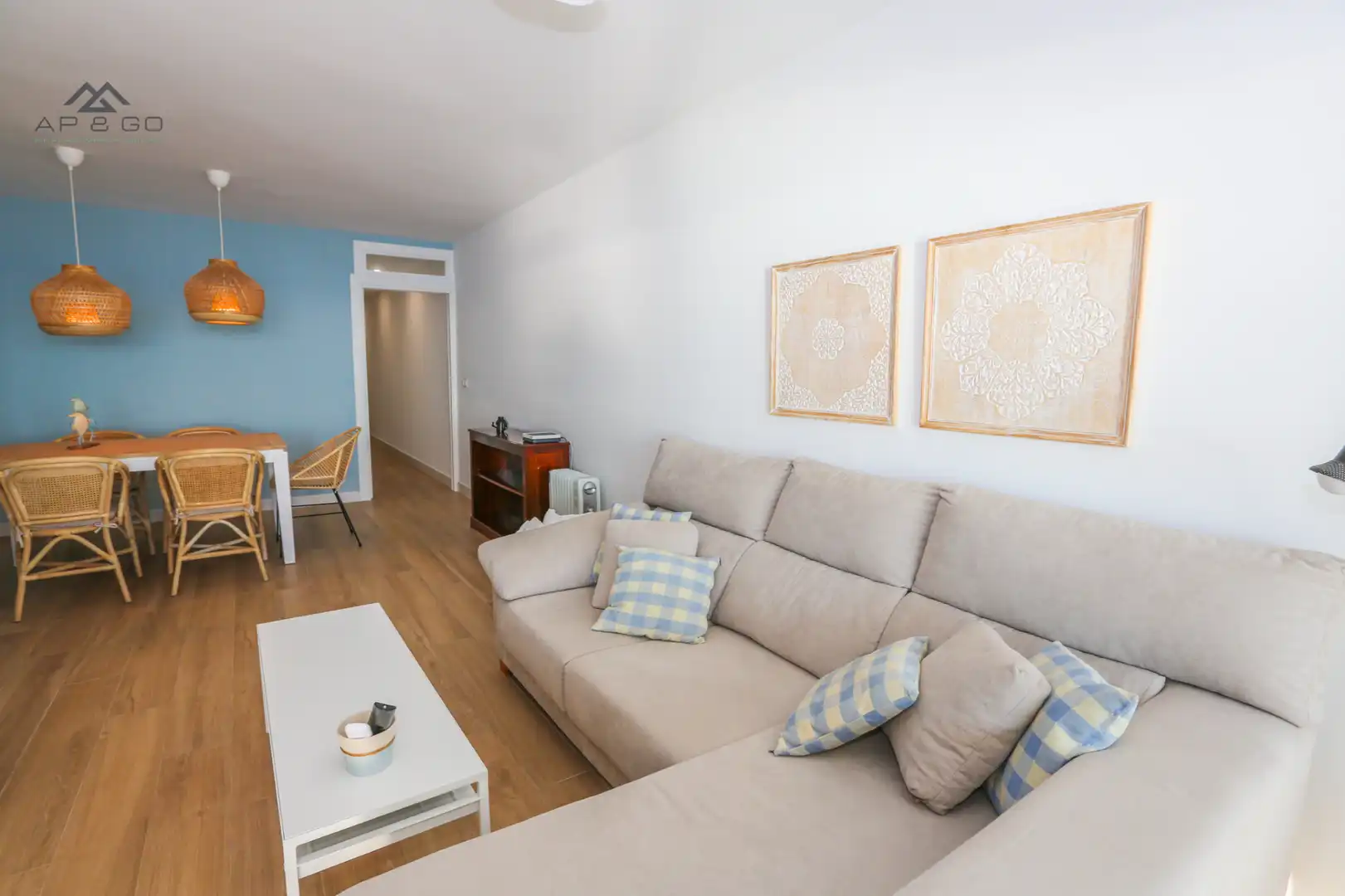 Wohnzimmer von Wohnung zur Miete in Almuñécar mit Heizung, Terrasse und Möbliert